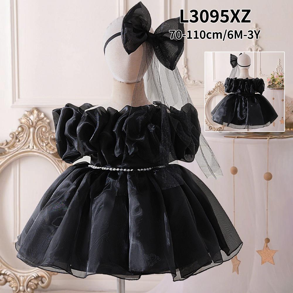 0-3Y Christmas Dress Newborn Baptism Wedding Dress for Baby Girl First Birthday Party Wear Toddler Girl Christening Gown Clothes L3095XZ