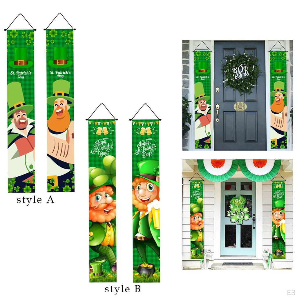 Festive St. Paddy's Day Porch Banner - Outdoor Home Decor
