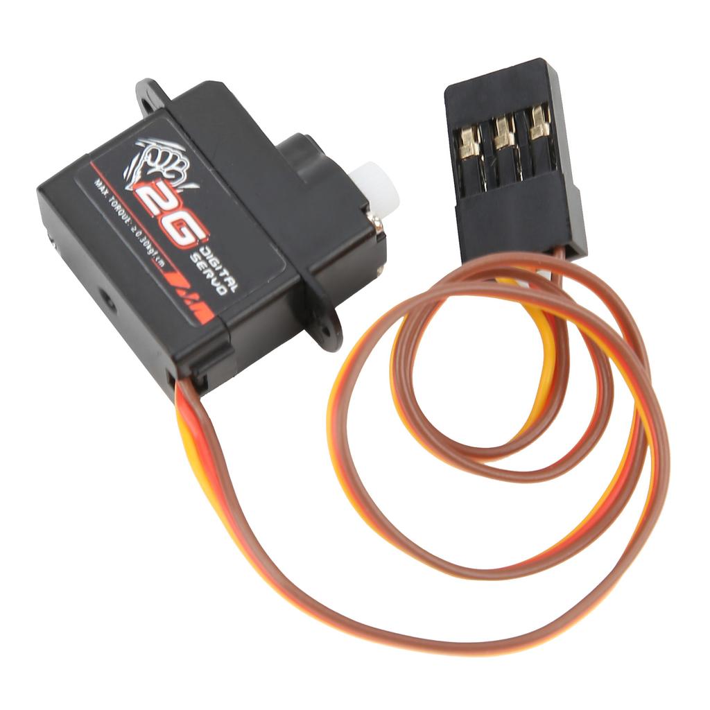 RC Digital Servo Set 2G Plastic Gear Servo for 1 24 RC Car Airplane FixedWing Helicopters