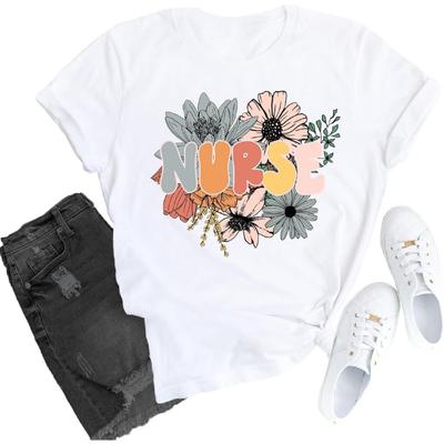 Nurse Shirts for Women Nurse Life T-Shirt Nurse Appreciation Week Tee Tops