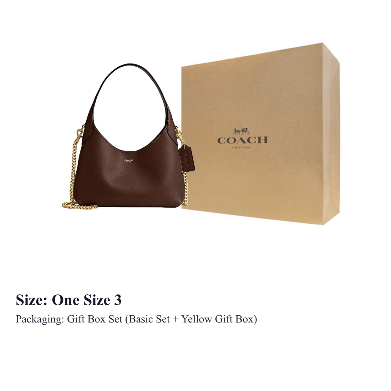 COACH Brooklyn Cow Leather Crossbody One