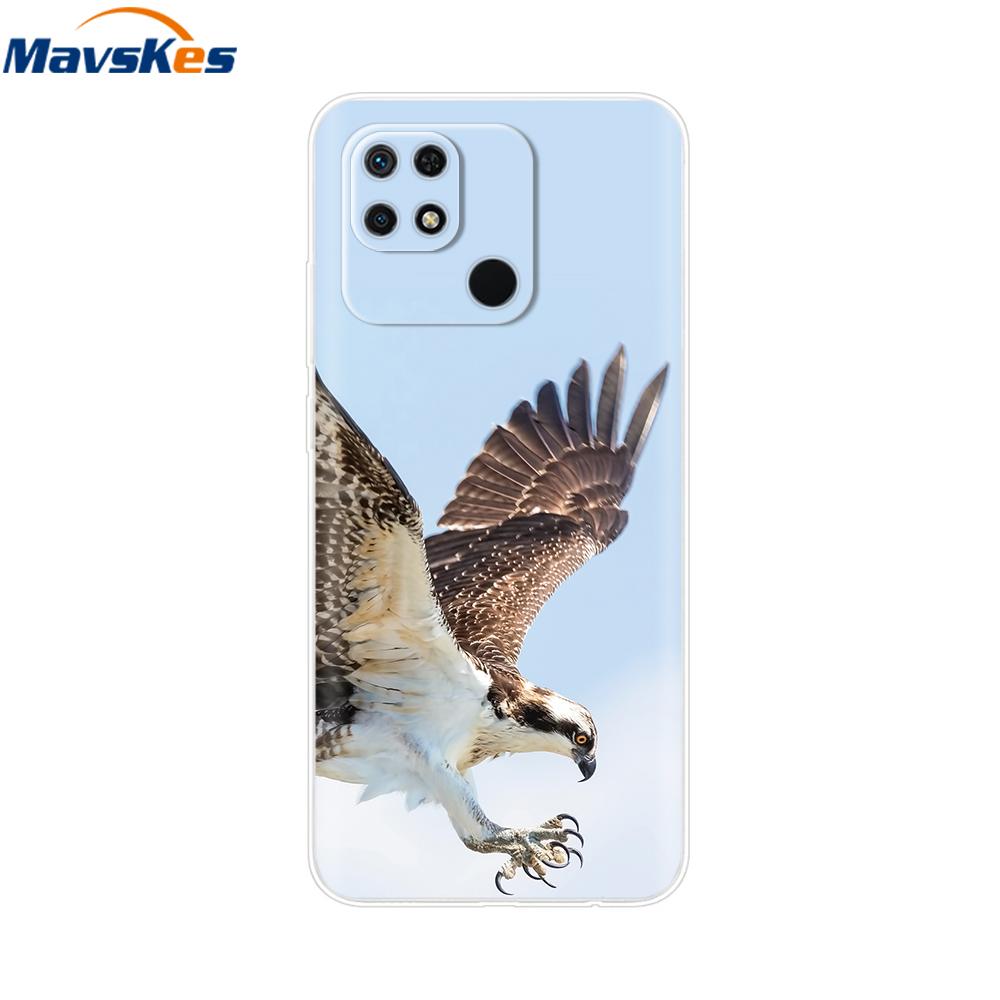 For Redmi 10C Case Clear Heart Flower Soft Silicon Phone Cover For Xiaomi Redmi 10C Coque redmi10C 10 C Fundas Bumper Shockproof