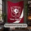 Tapisserie murale personnalisée, Texte personnalisé FC Twente, Art mural en tissu doux pour la décoration intérieure