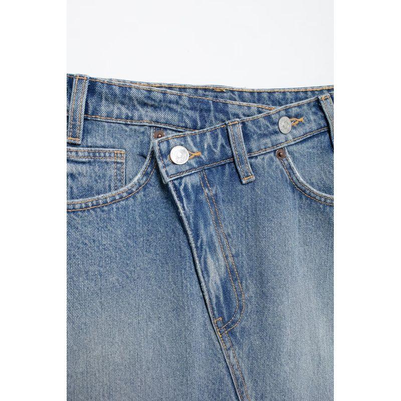 Kaslead New Arrival Women's Fashion Style Fashion Slim-Fit Versatile Denim Mini Skirt 2569292