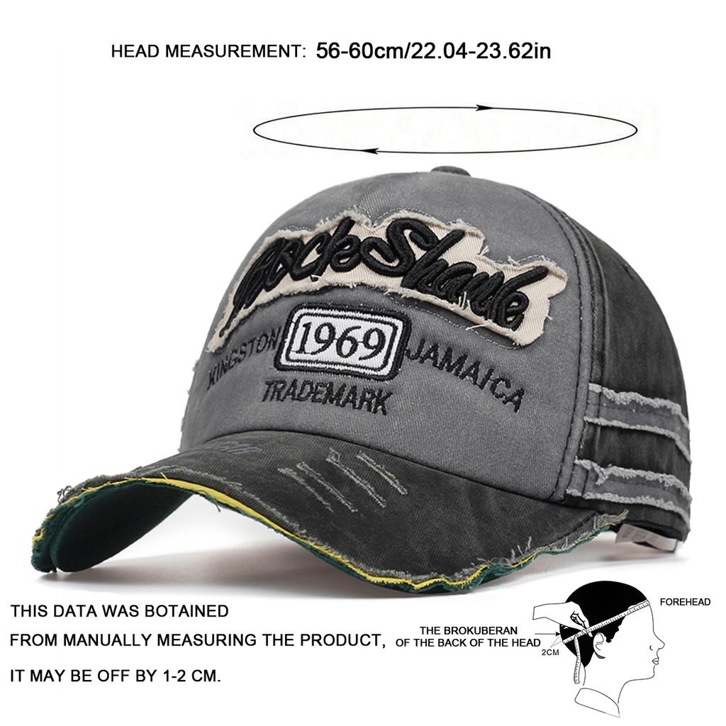 Unisex Letter Embroidery Baseball Cap Outdoor Spring Autumn Leisure Sports Hat Fashion Wash Men Hats Golf Caps Trucker Hat