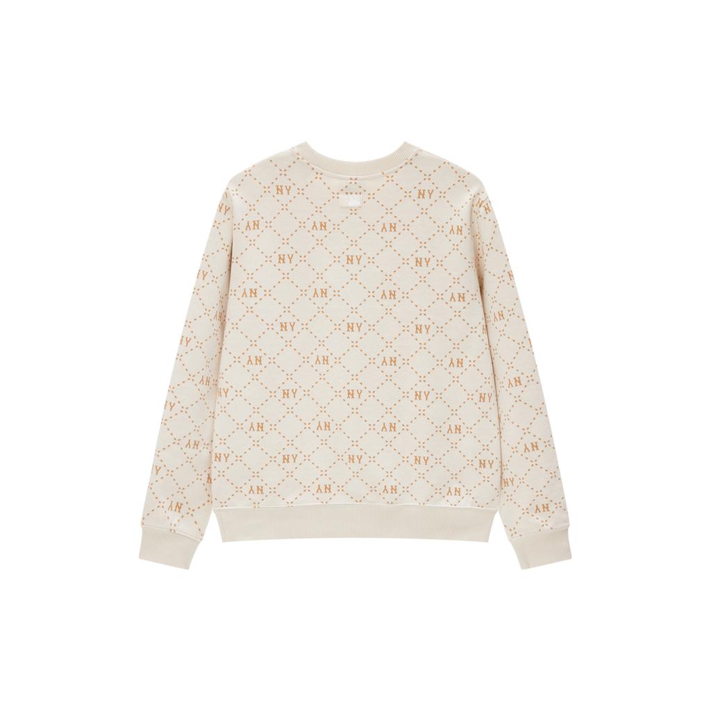 New MLB Sweatshirts Unisex Cream 3AMTM0134-50CRD