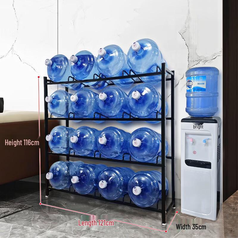 Yude 16-Bottle Freestanding Water Bottle Rack