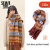 Women's Striped Warm Winter Scarf