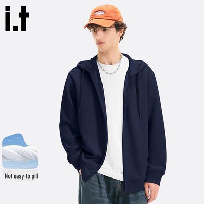 Fingercroxx Men's Hooded Zip-Up Sweatshirt with Star-Ring Graphic