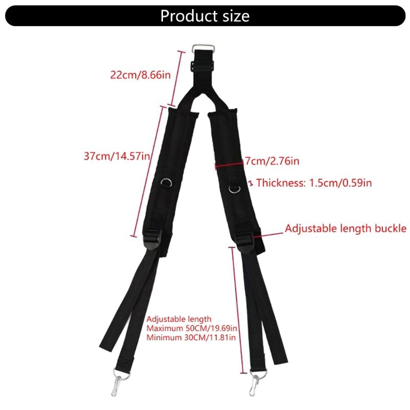 Adjustable Shoulder Support For Backpack Leaf Blowers Ergonomic Weight Relief Design for Various Trimmers