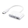 3-in-1 Multifunctional OTG Card Reader - Type-C, TF & SD Card Compatible with Mobile Phones & Computers