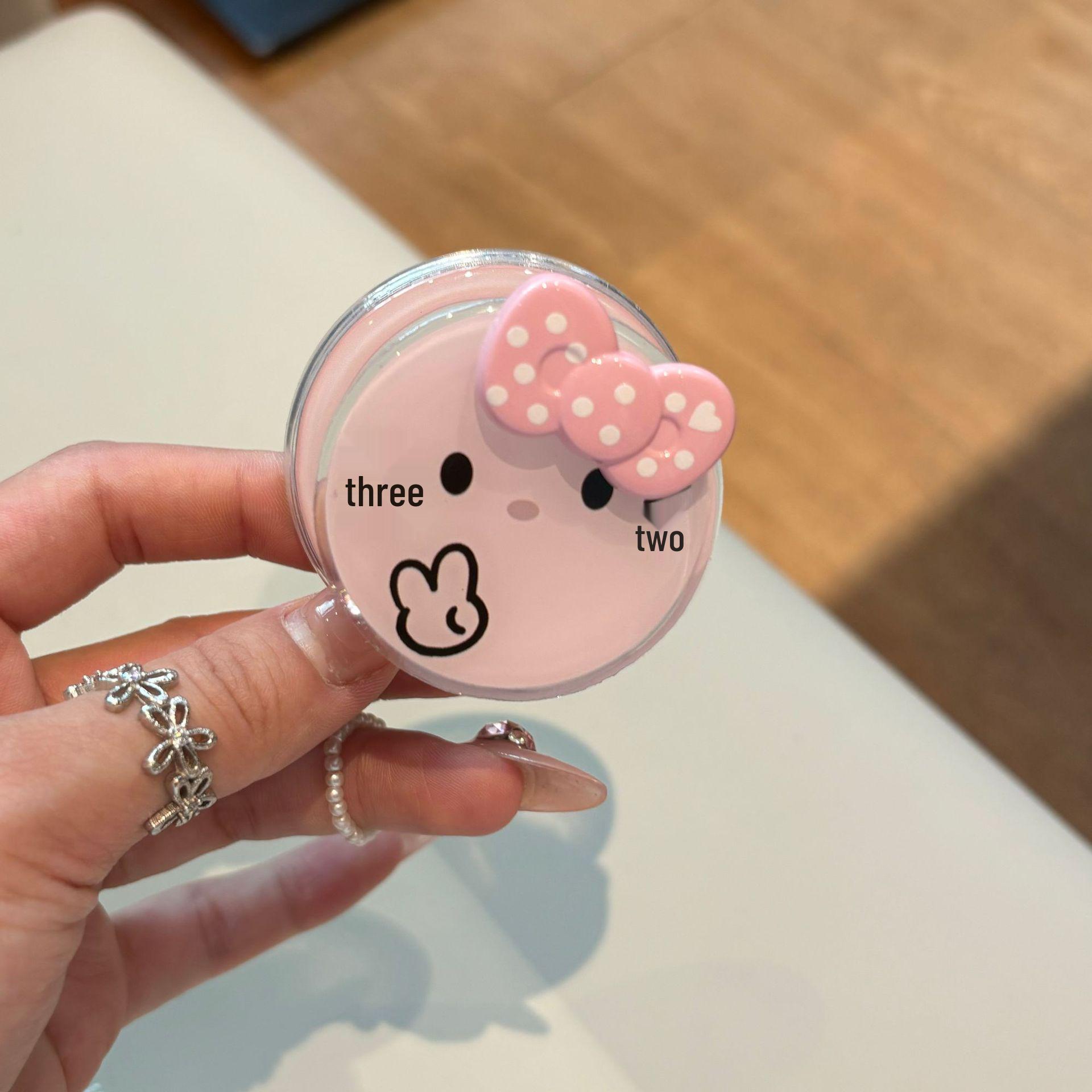 Adorable 3D Bow MagSafe Stand for Magnetic Phone Cases - Perfect for Desktop Use