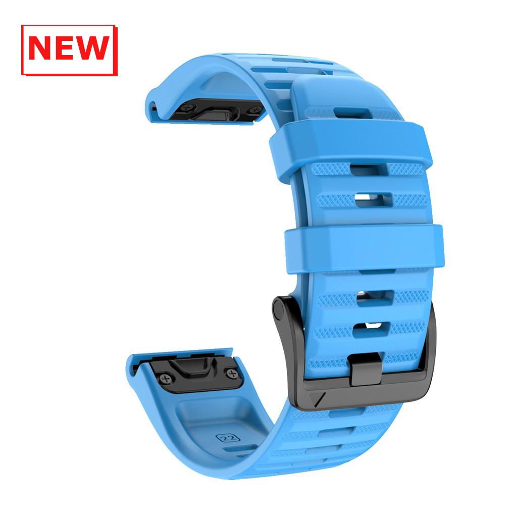 Cinturino in Silicone da 22 mm 26 mm per Garmin Instinct 3 2X Solar Band Fenix E 8 7 7X 6X 6 Pro/Quatix 7 6 5 3/Enduro 3 2 Braccialetto QuickFit