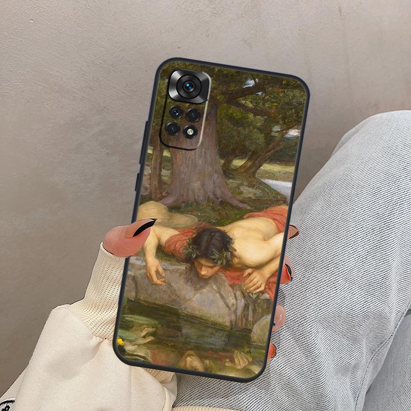 John William Waterhouse Case For Xiaomi Redmi Note 12 11 8 9 10 Pro 11S 10S 9S Redmi 12C 10C 9A 9C 9T Back Cover
