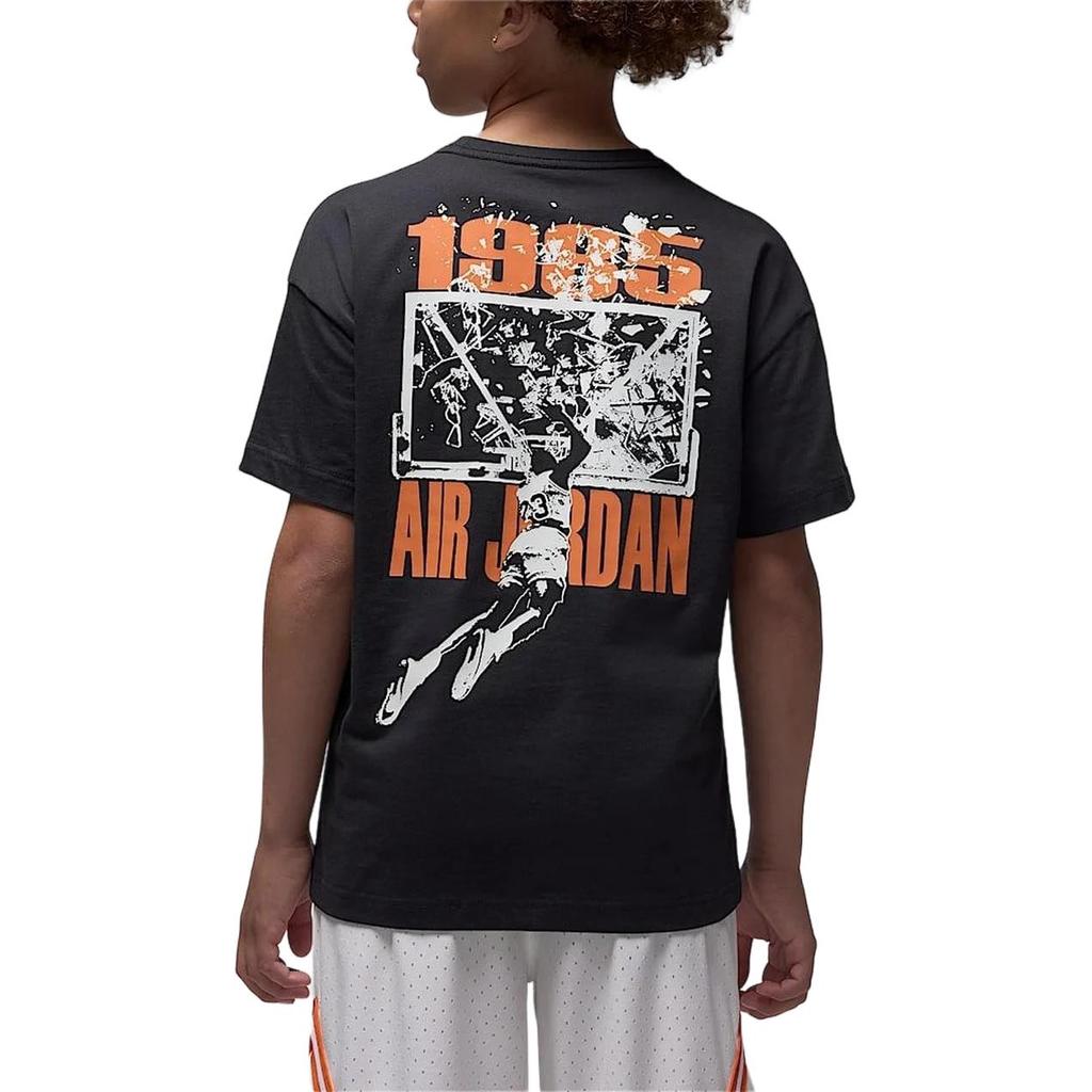 Jordan Logo Round Neck Short Sleeve T-Shirt Kids tops 95F059-G0T