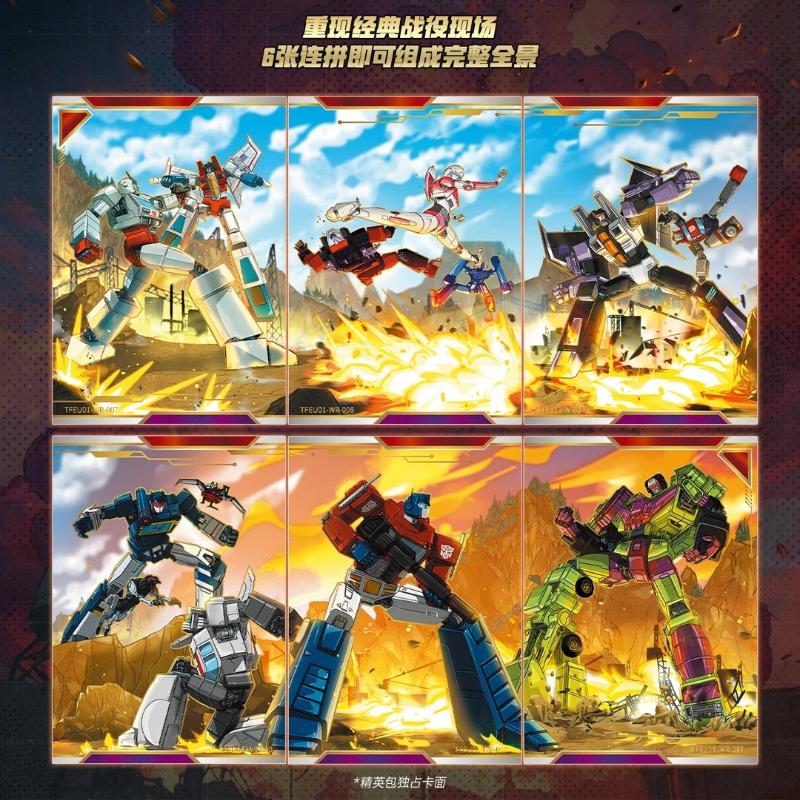 KAYOU Genuine Transformers Card Energy Critical Collection Card Animation Cartoon Game Collection Card Peripheral Children Toy