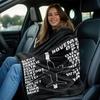 Airplanes and Letter Patterns Flannel Printed Blanket Suitable for All Seasons Suitable for Living Room Office Sofa and Travel