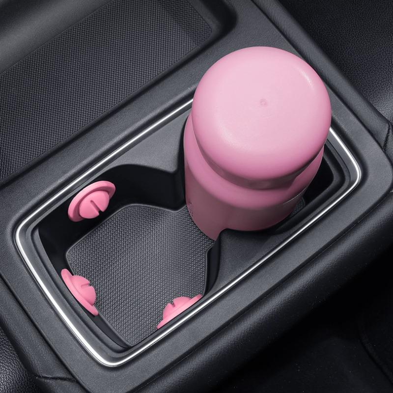 6pcs Car Central Control Water Cup Limiter Non-slip Silicone Auto Fixed Drink Holder for Car Interior Accessories