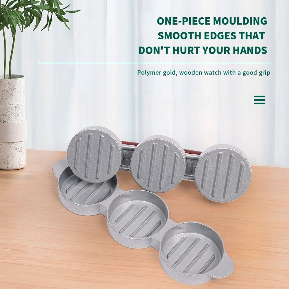 Round Manual Meat Pie Press Mold Creative Patties Maker Hamburger Patty Maker Mold  Barbecue