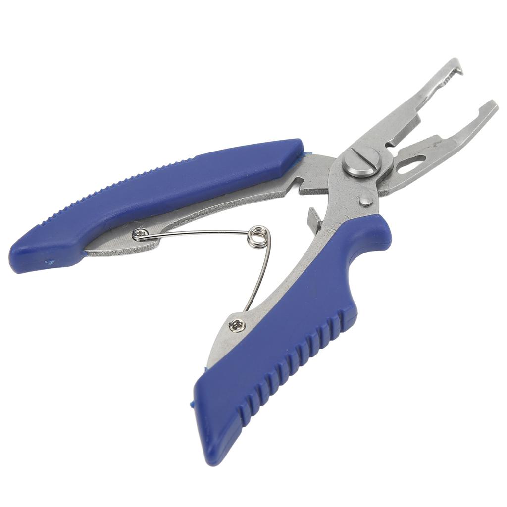 Stainless Steel Fishing Pliers Curved Mouth Lure Wire Cutter Multifunction Lure Pliers for Outdoor Fishing
