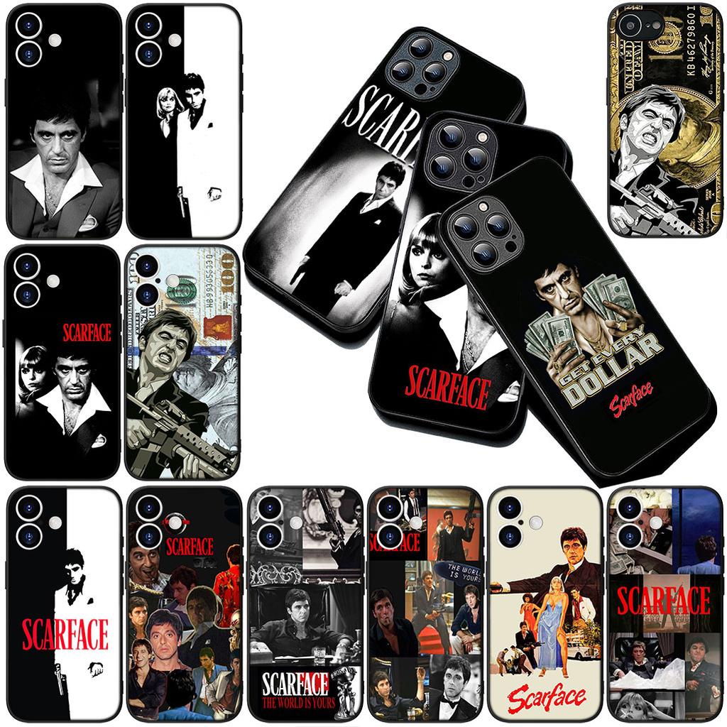 S-Scarfaces Wallpaper Phone Case for Samsung Galaxy S20 S22 S21 FE Ultra Plus A07 A17 A15 A16 A25 A57 A37 Protective Cover