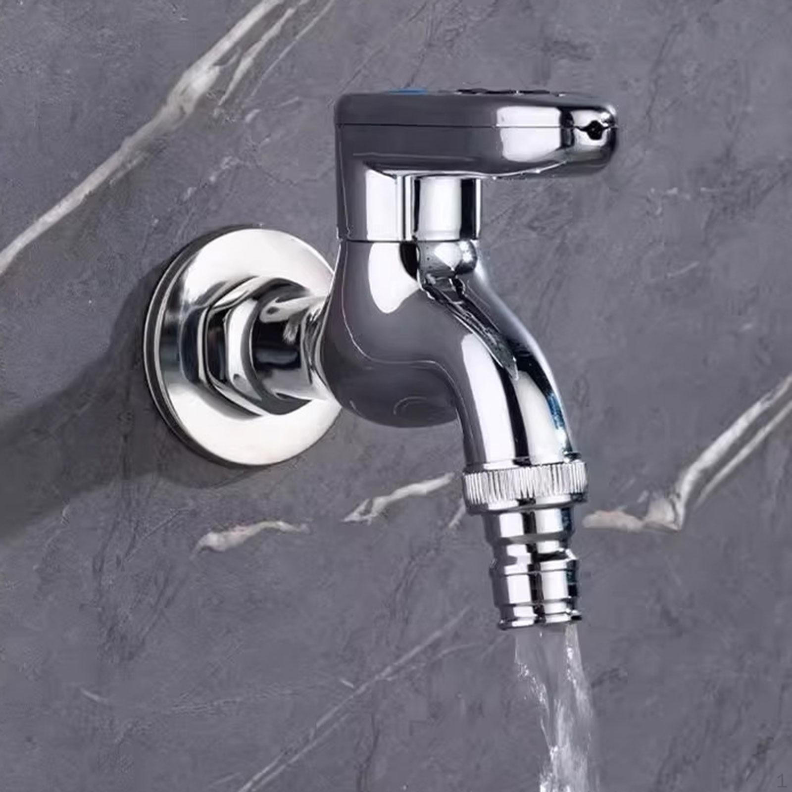 

Washing Machine Faucet Outdoor Lock Lockable Sturdy Replacement Sink Water Tap Alloy for Pool Garden