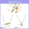 Titanium Steel Cross Pendant Necklace With Sparkling For Casual Office Wear Women