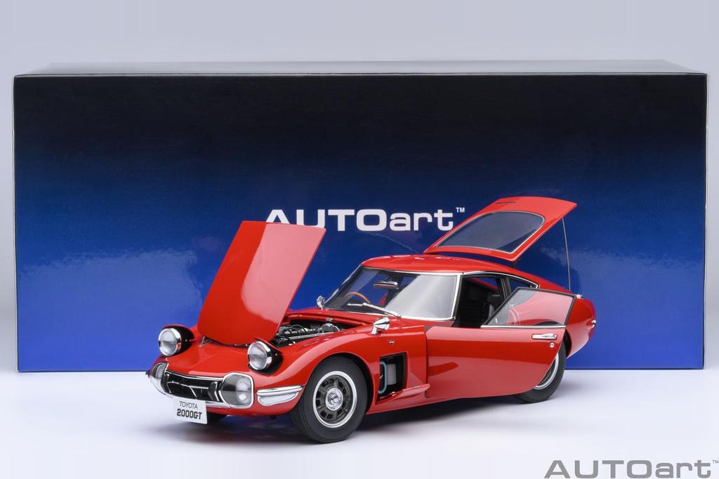 AUTOart Toyota 2000GT 1967 Completed Model 79547 (Red)