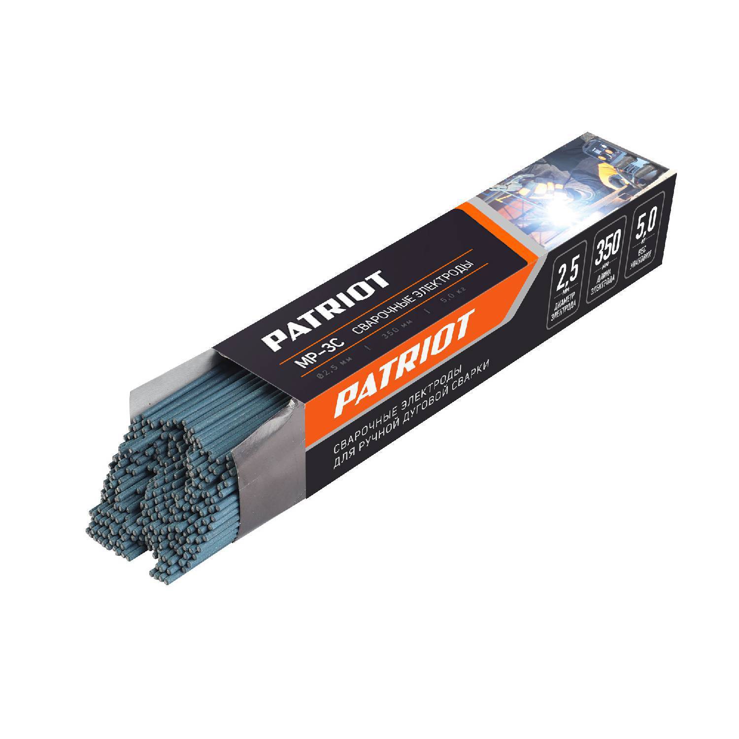 

Электроды Patriot Mp-3c Diam 2 5мм Длина 350мм Упаковка 5кг