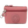 New Solid Color Women Wallet Nylon with Keychain Coin Purse Waterproof Mobile Phone Bag Ladies
