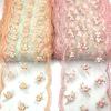 30Yards 15Cm Wide Colorful Embroidered Lace Diy Materials for Lolita Doll Clothes Undergarments Accessories Lace Tulle Fabric
