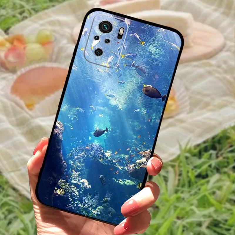 Für Redmi Note 10S Hülle Note10 4G 5G Silikon Weiches TPU Handy Hülle Cover Für Redmi Note 10 Pro Schutz Stoßfänger Funda Capas