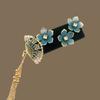 1Pcs Flower Hair Clips For Women   Pearl Tassel Bb Clips Trendy Barrettes Hair Accessories