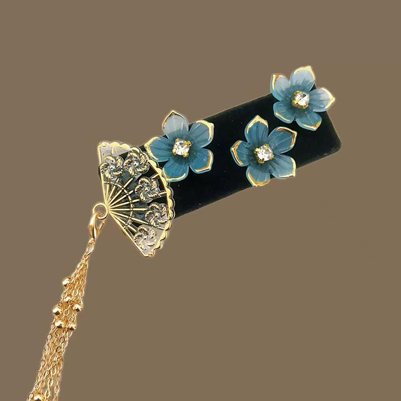 1Pcs Flower Hair Clips For Women   Pearl Tassel Bb Clips Trendy Barrettes Hair Accessories