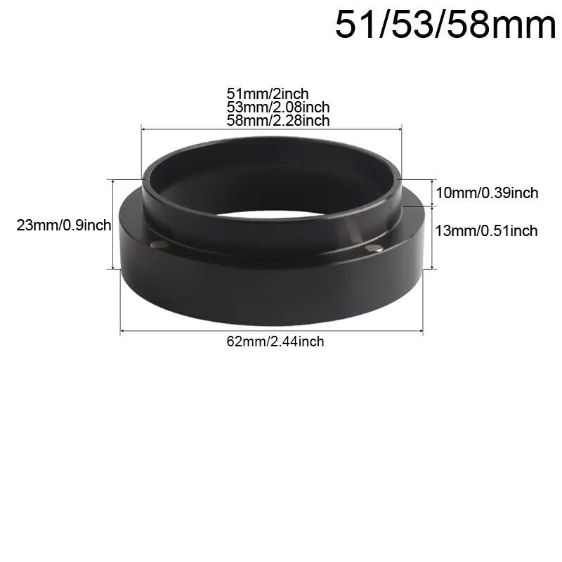 51/53/58mm Intelligent Dosing Ring for Delonghi Breville Espresso Dosing Funnel Magnetic Portafilter Barista Tools Accessories