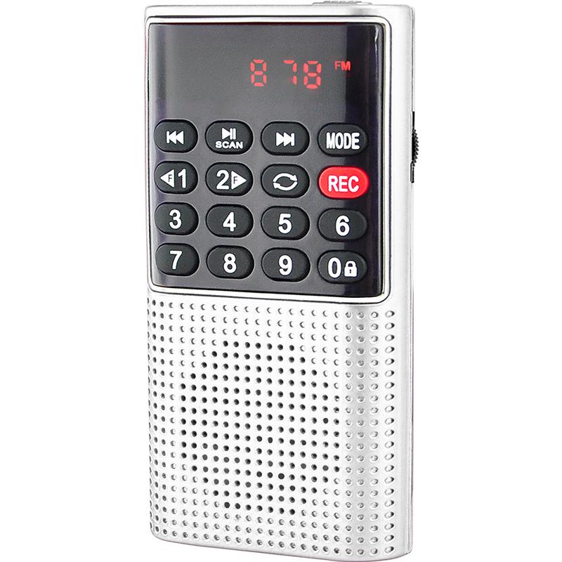 Happy Companion L-328 Mini Speaker & Recorder with Multifunctional Radio and Music Player