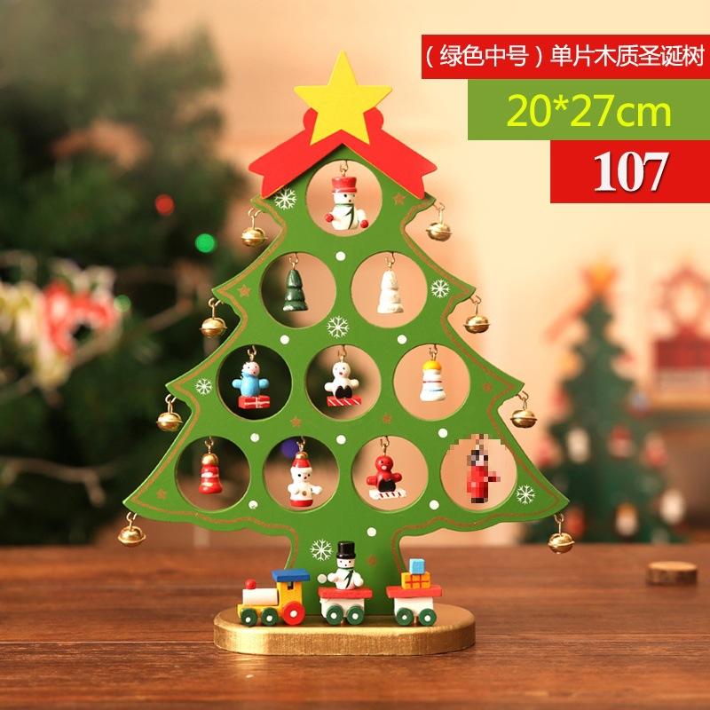 Mini Christmas Tree DIY Material Pack Small Tabletop Ornaments New Christmas Children's Gifts
