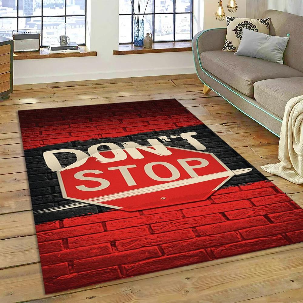 3D Gamer Game Gamepad Cartoon Carpet Rug for Home Living Room Bedroom Sofa Doormat Decor,Child Play Area Rug Non-slip Floor Mat