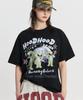 HOODHOOD Alien Piece Short Sleeve T-Shirt Black