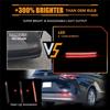 Turn Signal Light Sequential Fog Lamp Brake Light LED Rear Bumper Reflector For Toyota Sienna