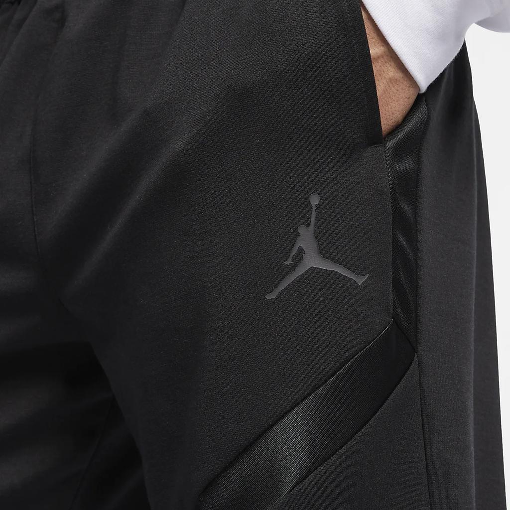 Jordan Solid Color Simple Logo Cuffed Knit Sports Pants Men Bottoms Black AJ1127-010