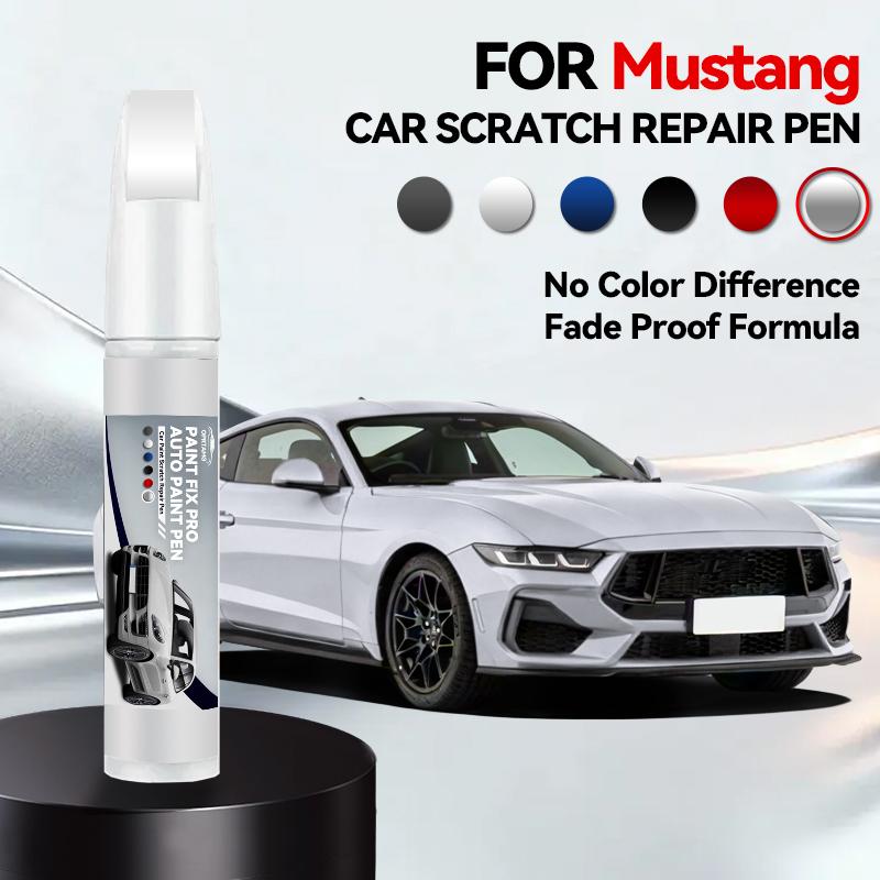 

Vehicle for Exclusive Use For Ford Mustang 1979-2025 Fox Body SN95 S197 S550 Paint Repair Pen Touch Up Scratch Remover DIY Auto срібний