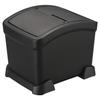 Carmate Car Trash Can with Lid Carbon Fiber Made In DZ572 (CARMATE) [Includes Anti-Tip Support] Black, Japan,