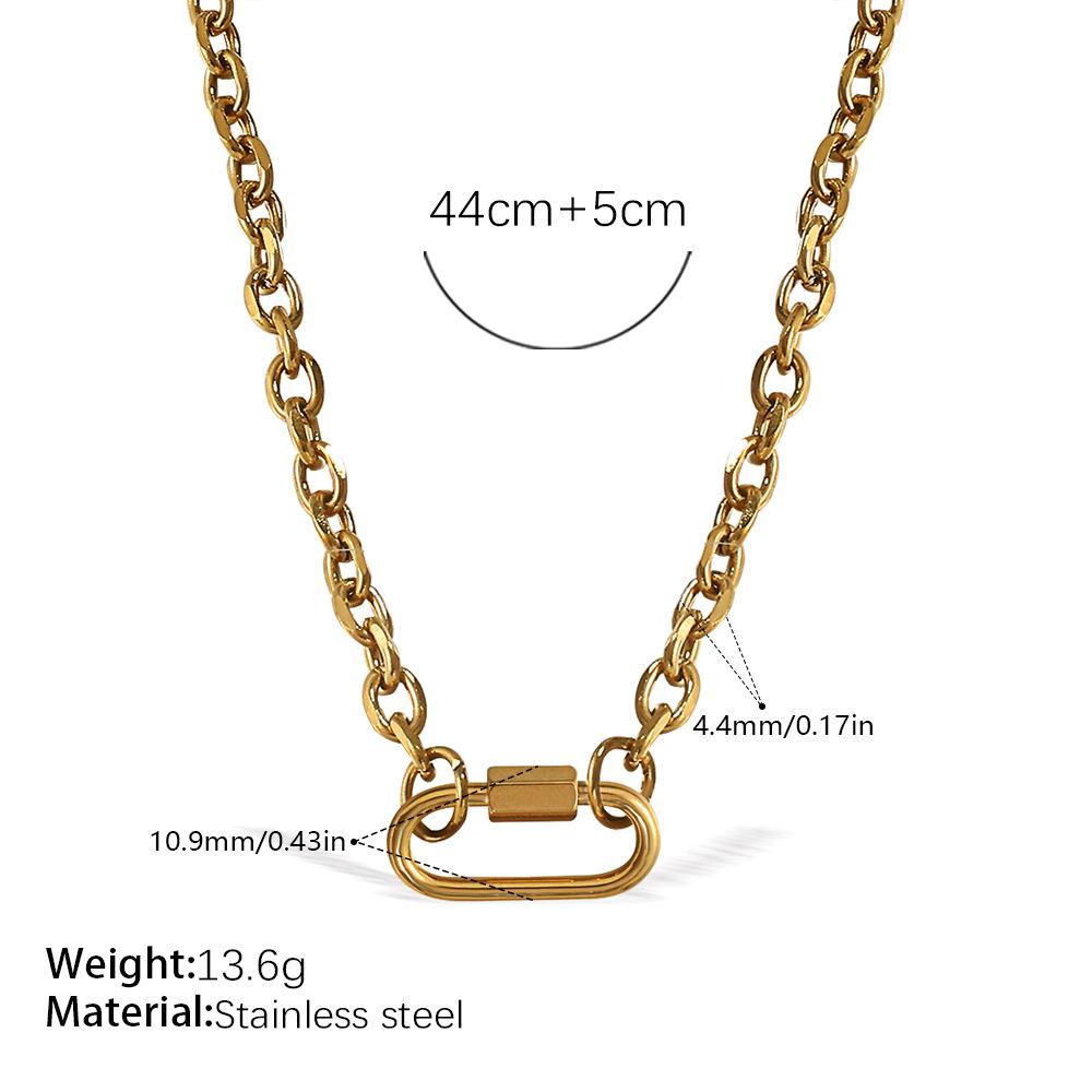 Japan And South Korea Fashion Niche Bracelet Necklace Women'S Personality Design Versatile Jewelry Does Not Fade Popular Trend