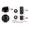 4 Sets Stove top Control Knobs universal Thermostat Stove Button Knobs Accessories For Home Kitchen Cookers