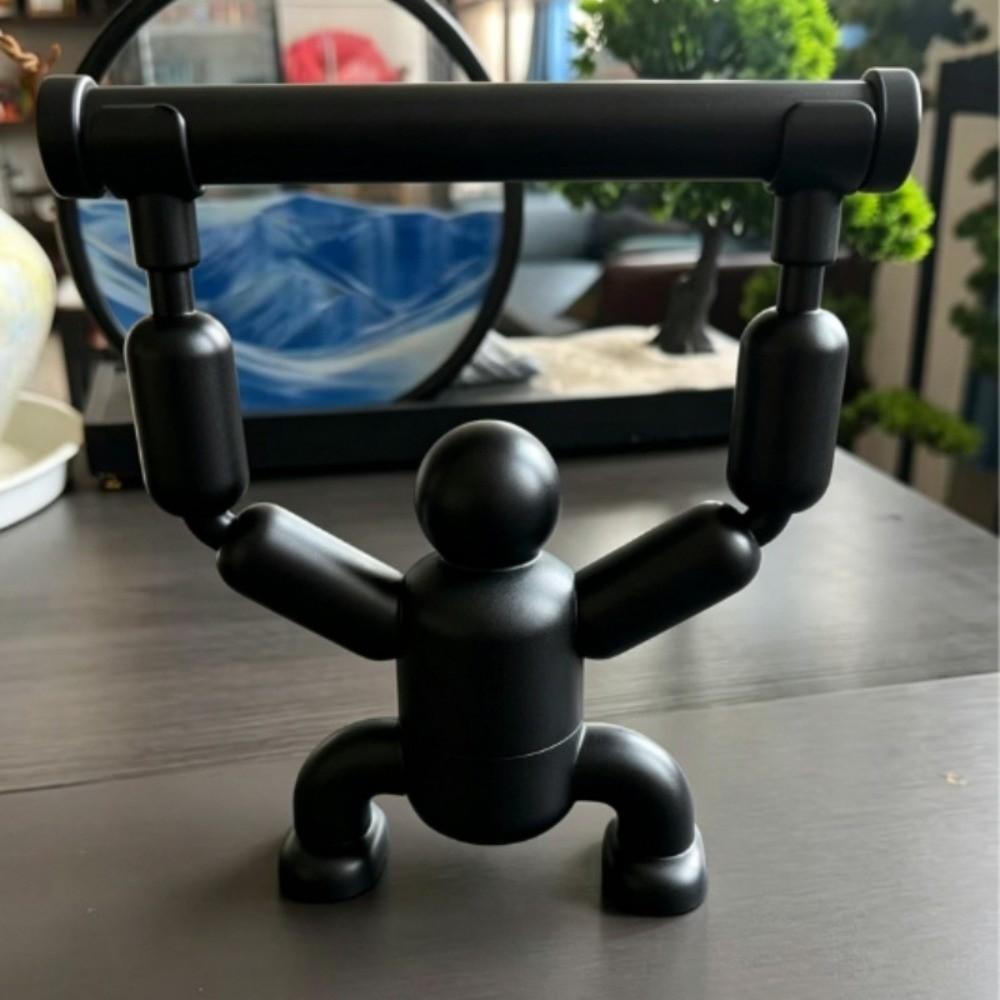 Detachable Weightlifter Toilet Roll Holder Multi-functional Storage Rack Home Decoration