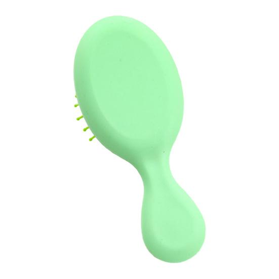 Luftputekam Søt godterifarge bærbar sammenleggbar kam med speil Skånsom massasje for flokefritt hår