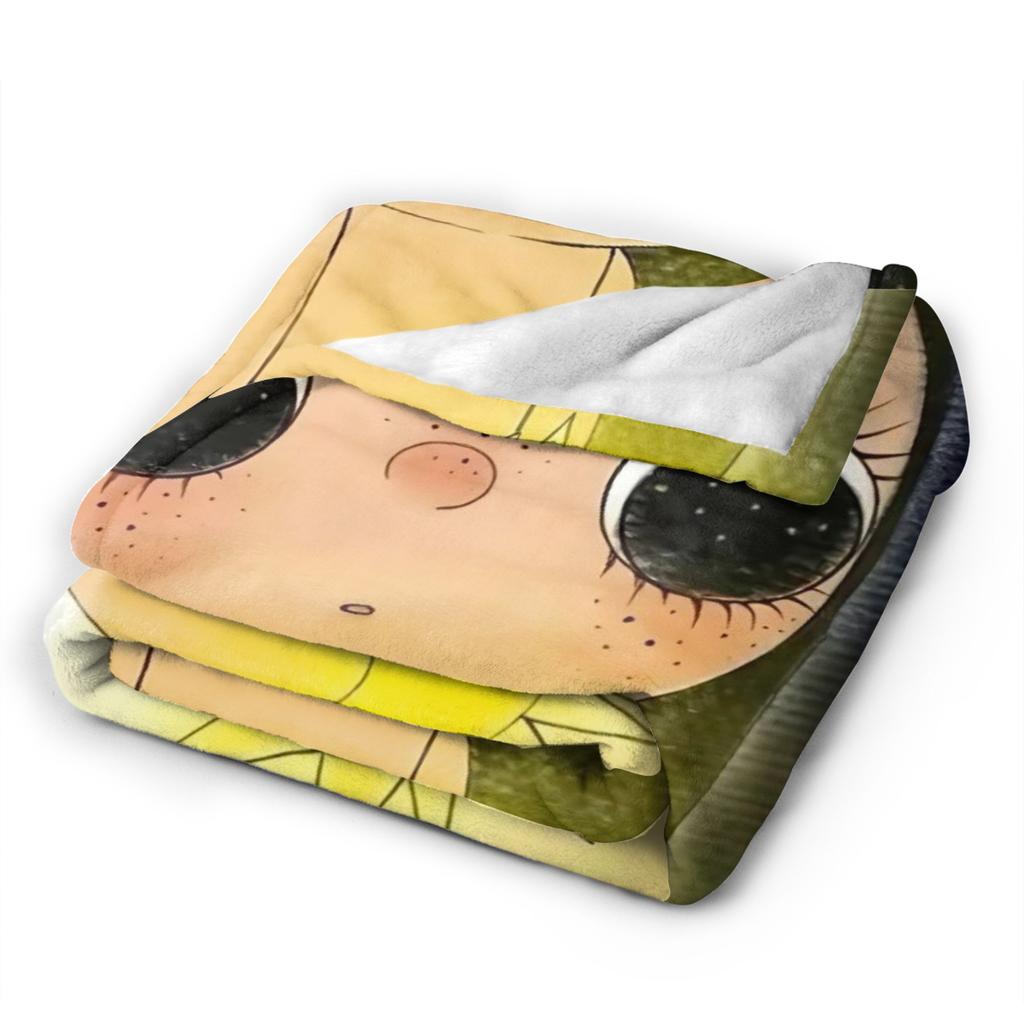Yuy Manga Girl Пушистое одеяло Сяоюй Потрясающие пледы для дома El Sofa 150*125См Кусок ковра,