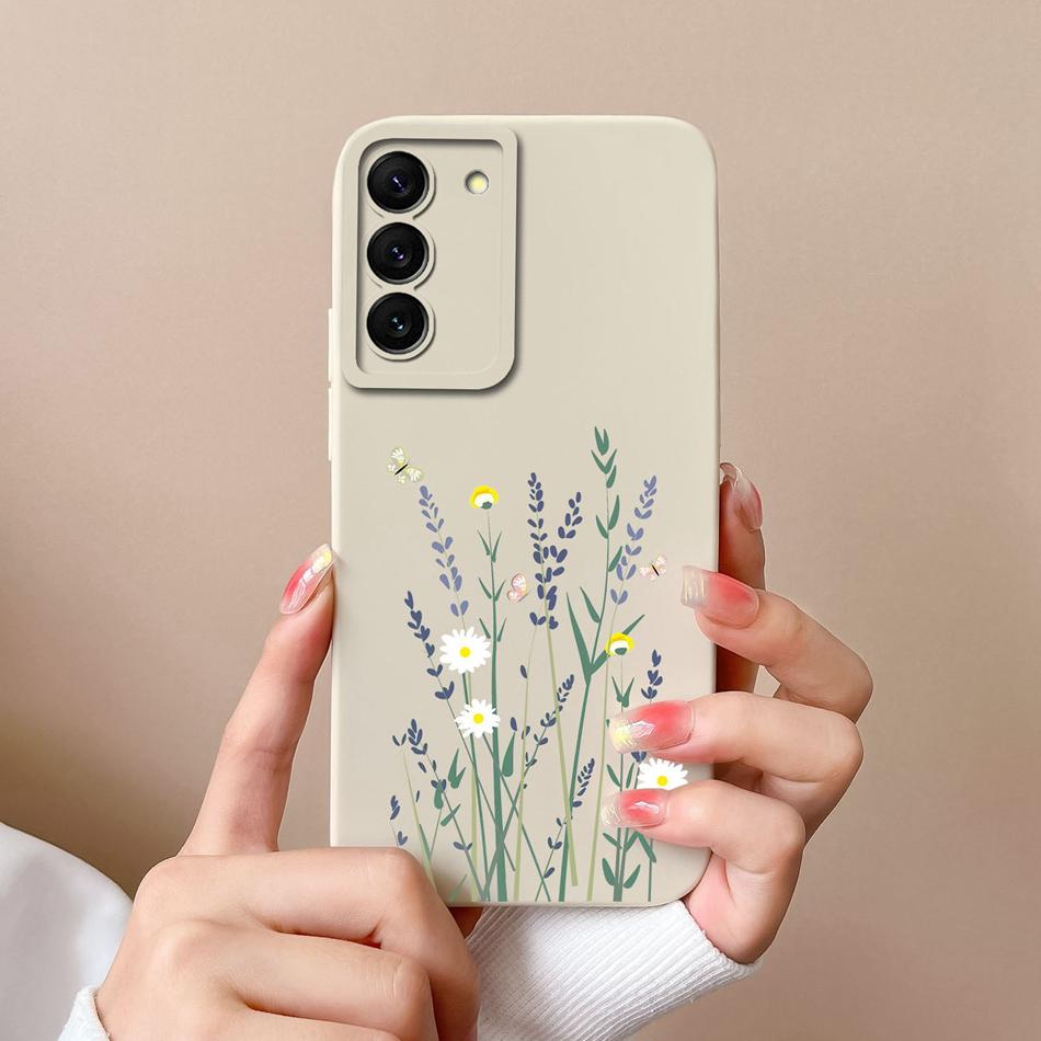 Candy Cases For Samsung S22 Ultra Plus Cute Liquid Silicone Full Coverage Anti Choc Bumper For Galaxy S 22 S22Ultra S22+ Coque
