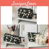 Breathable Canvas Toiletry Organizer With Flower Embroidery For Women And Men